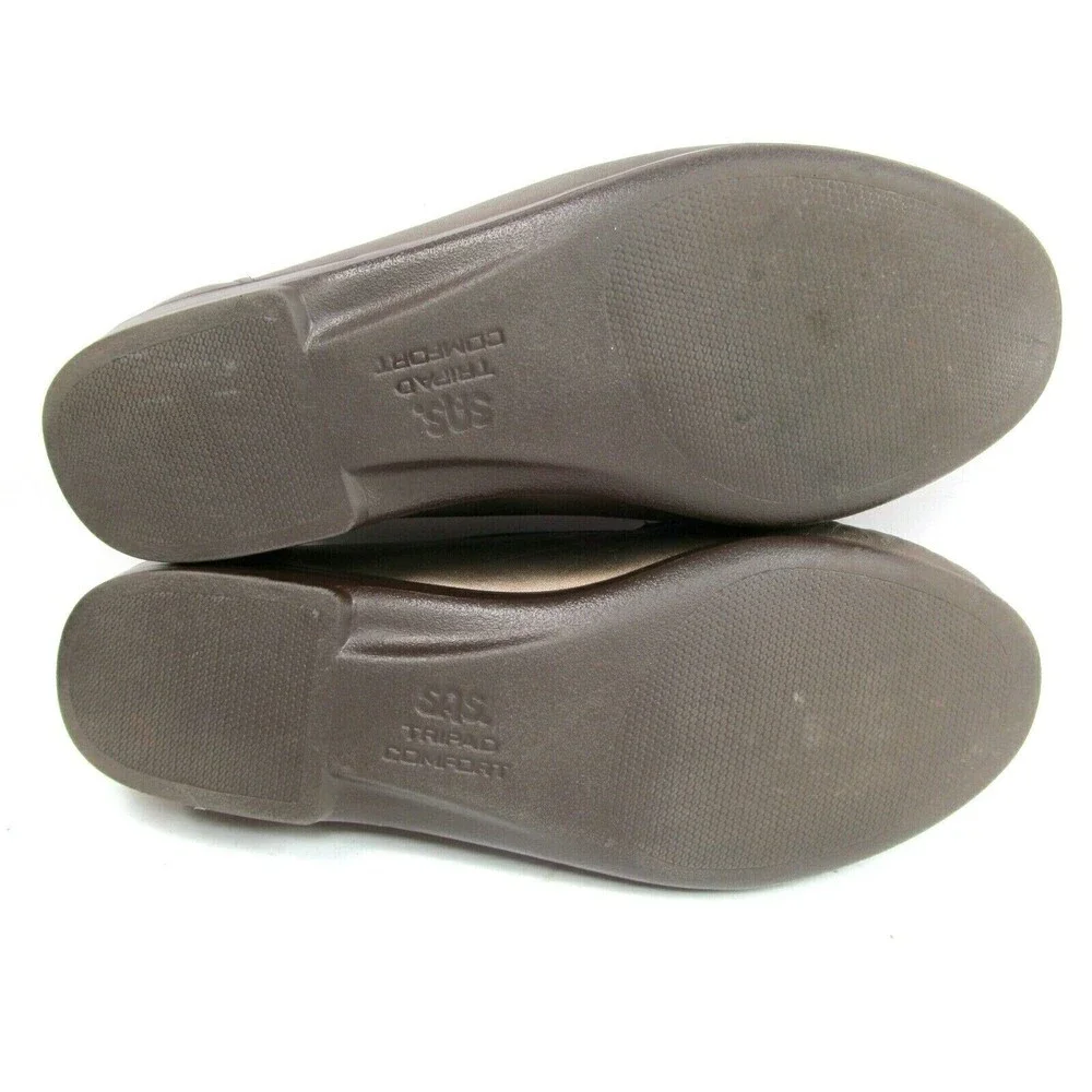 SAS Loafers Bronze Moc Toe Horsebit Womens Size US 8 N